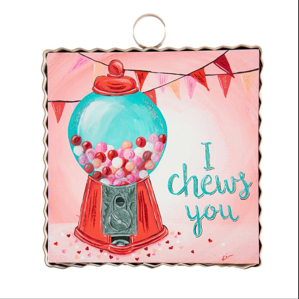 Bubble Gum Love Mini Print by The Round Top Collection